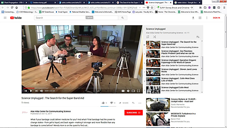 Example of three cell phones used to record a video interview.
